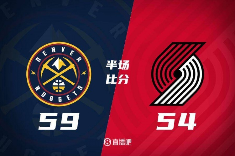 半场战报:威少15分2板2助2断 戈登13分 掘金领先开拓者5分
